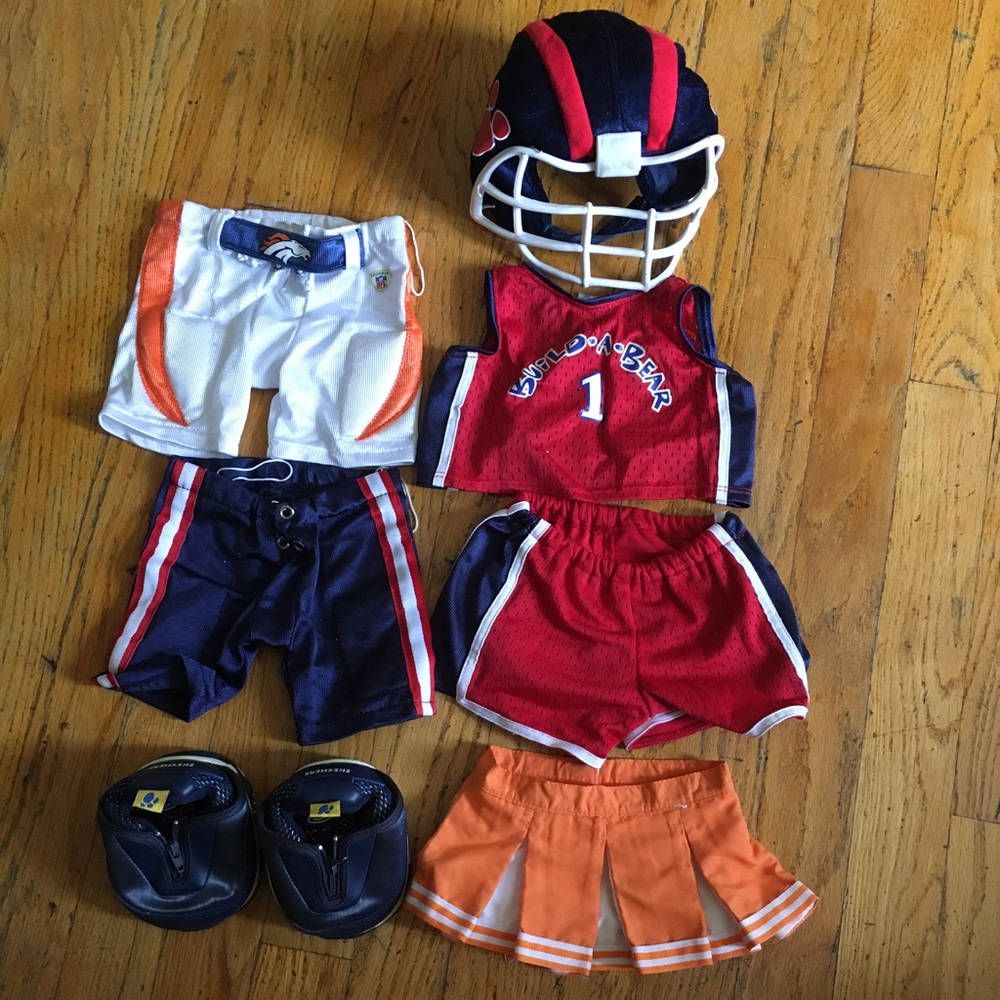 Build-A-Bear sports shorts/jersey